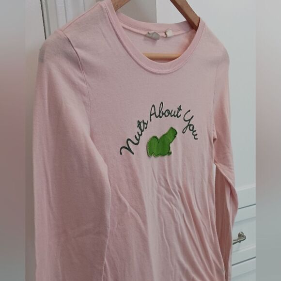 American Eagle Vintage Long Sleeve T Shirt Nuts About You MEDIUM - Picture 3 of 6